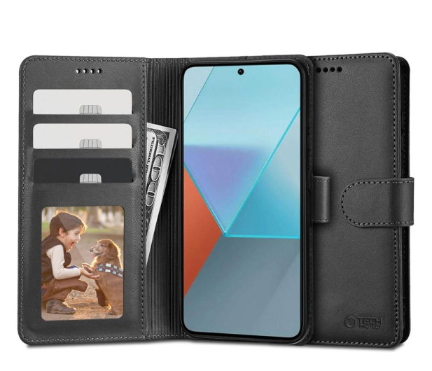 TECH-PROTECT Wallet do Xiaomi Redmi Note 13 4G czarny 5906302300297 - 1225878 - zdjęcie